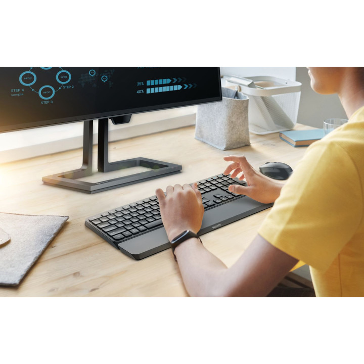 PHILIPS KEYBOARD   MOUSE WIRELESS COMB